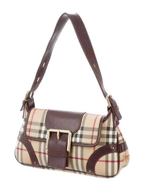 burberry check shoulder bag.